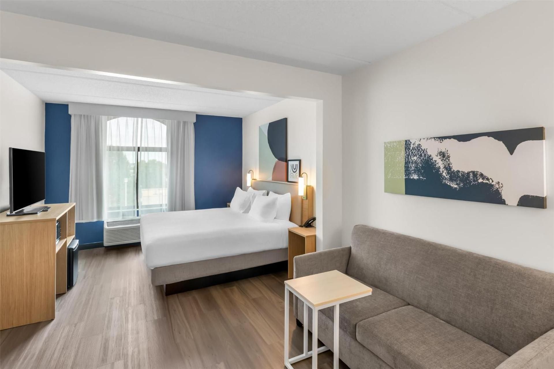 1 KING BED WITH SOFABED