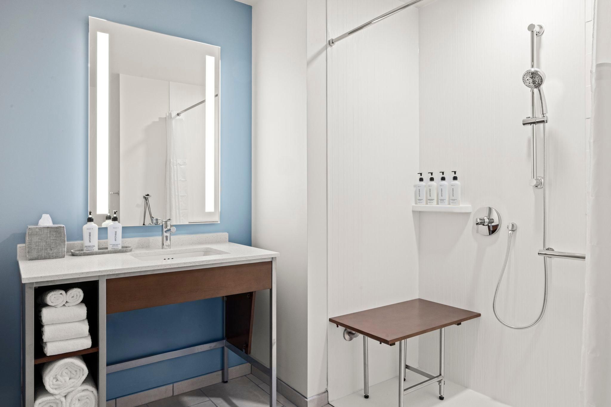 1 King Standard Mobility Accessible Roll In Shower