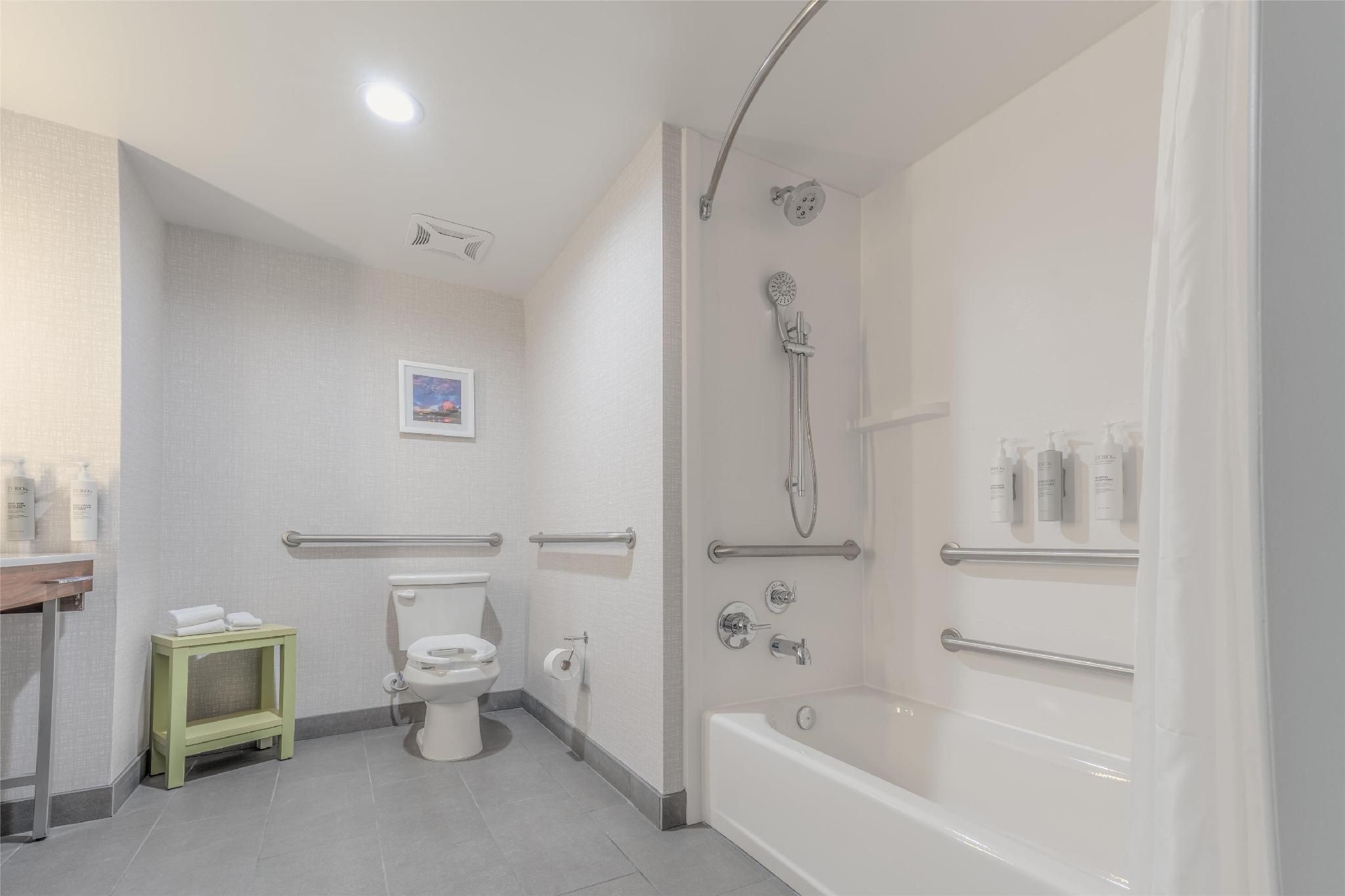 Hampton Inn Santa Clarita-Valencia 1 King With Sofa Bed Mobility Accessible Tub 2