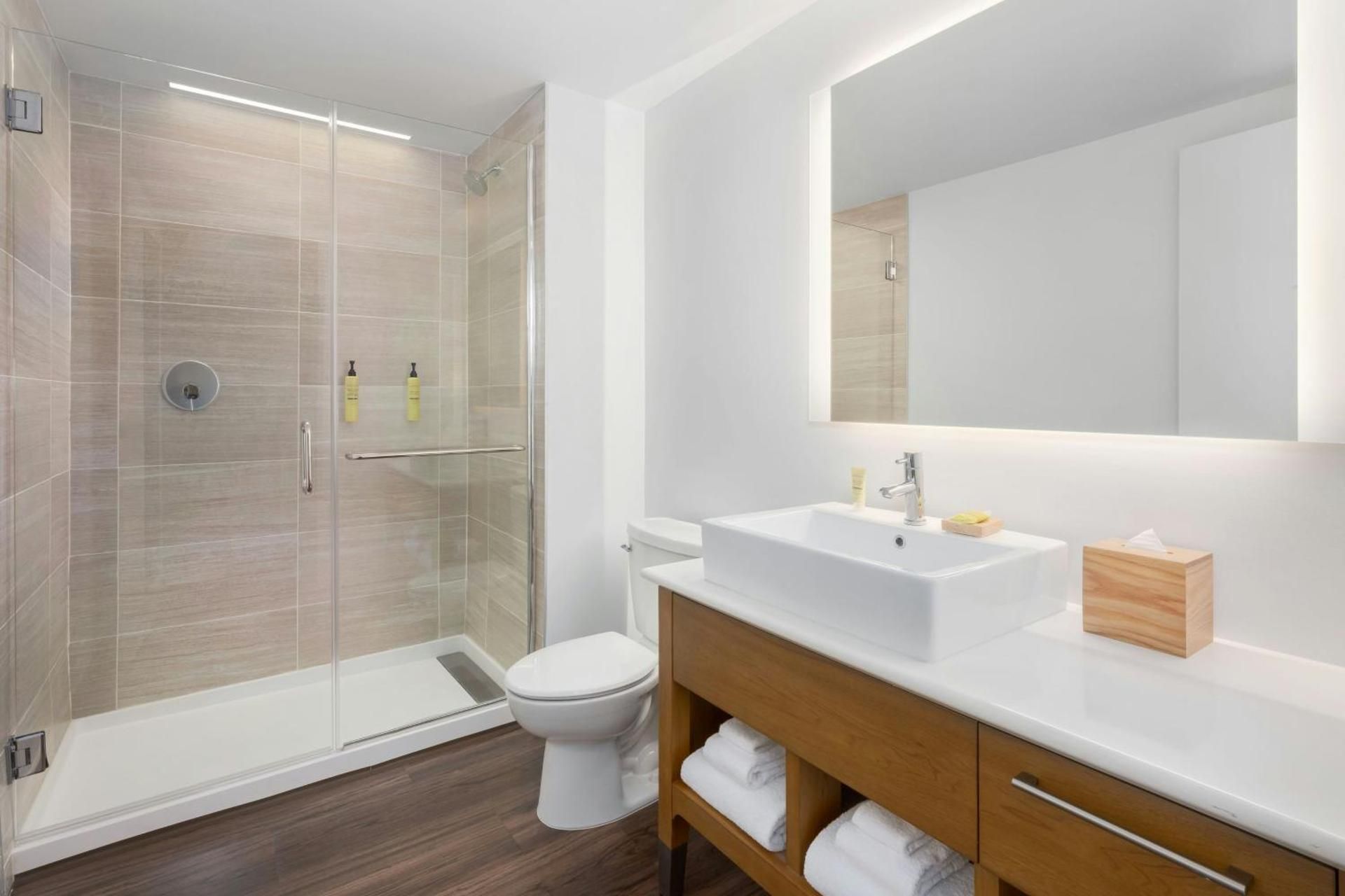 Queen Studio with Non-Private Sofa Bed - Hearing Accessible