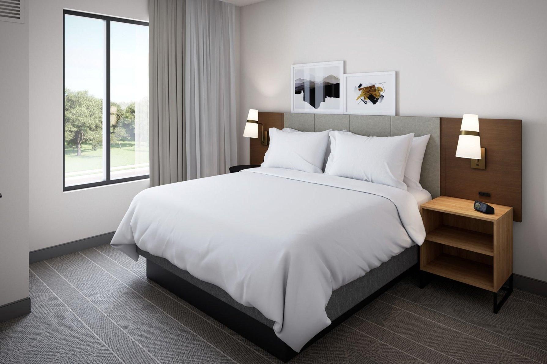 1 King One Bedroom Suite Mobility Accessible Tub