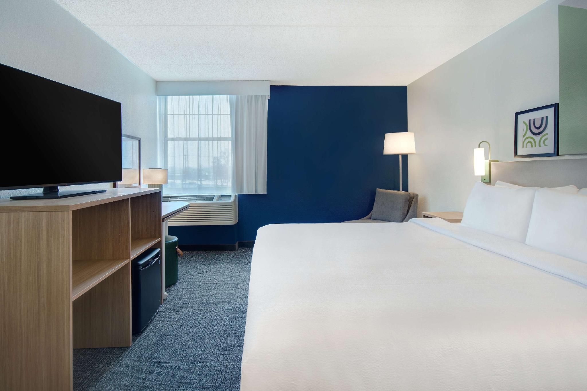 1 King Bed