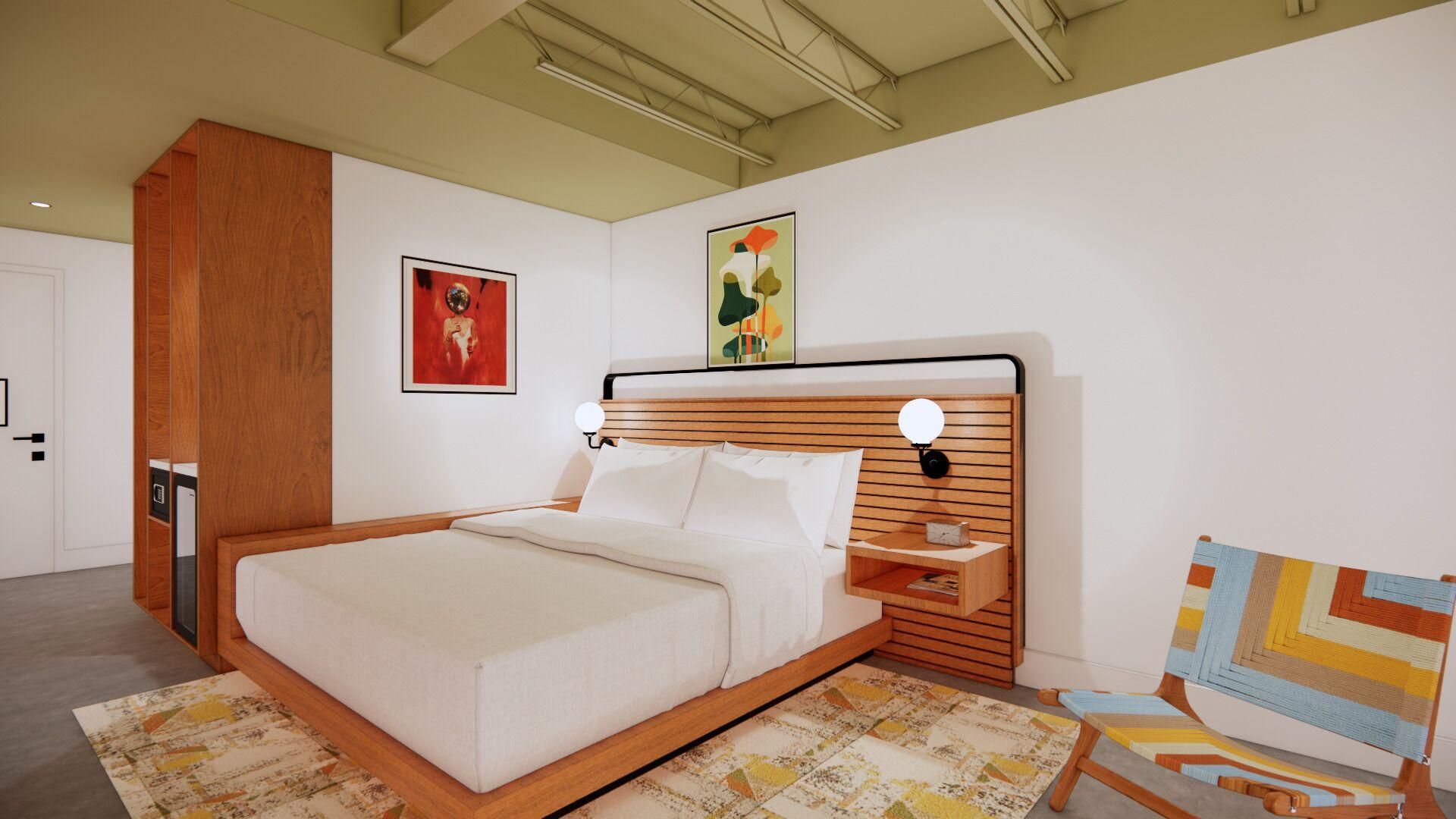 1 Double Bed