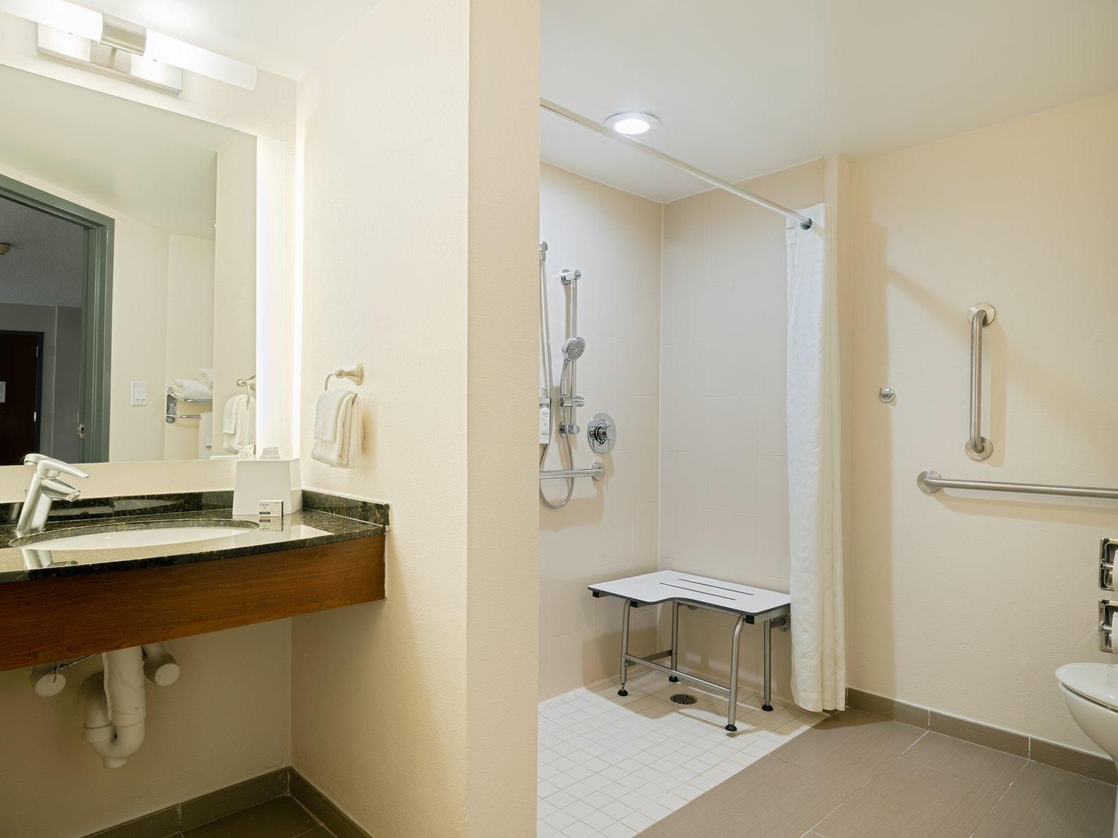 Communications Mobile Accessible Roll In Shower