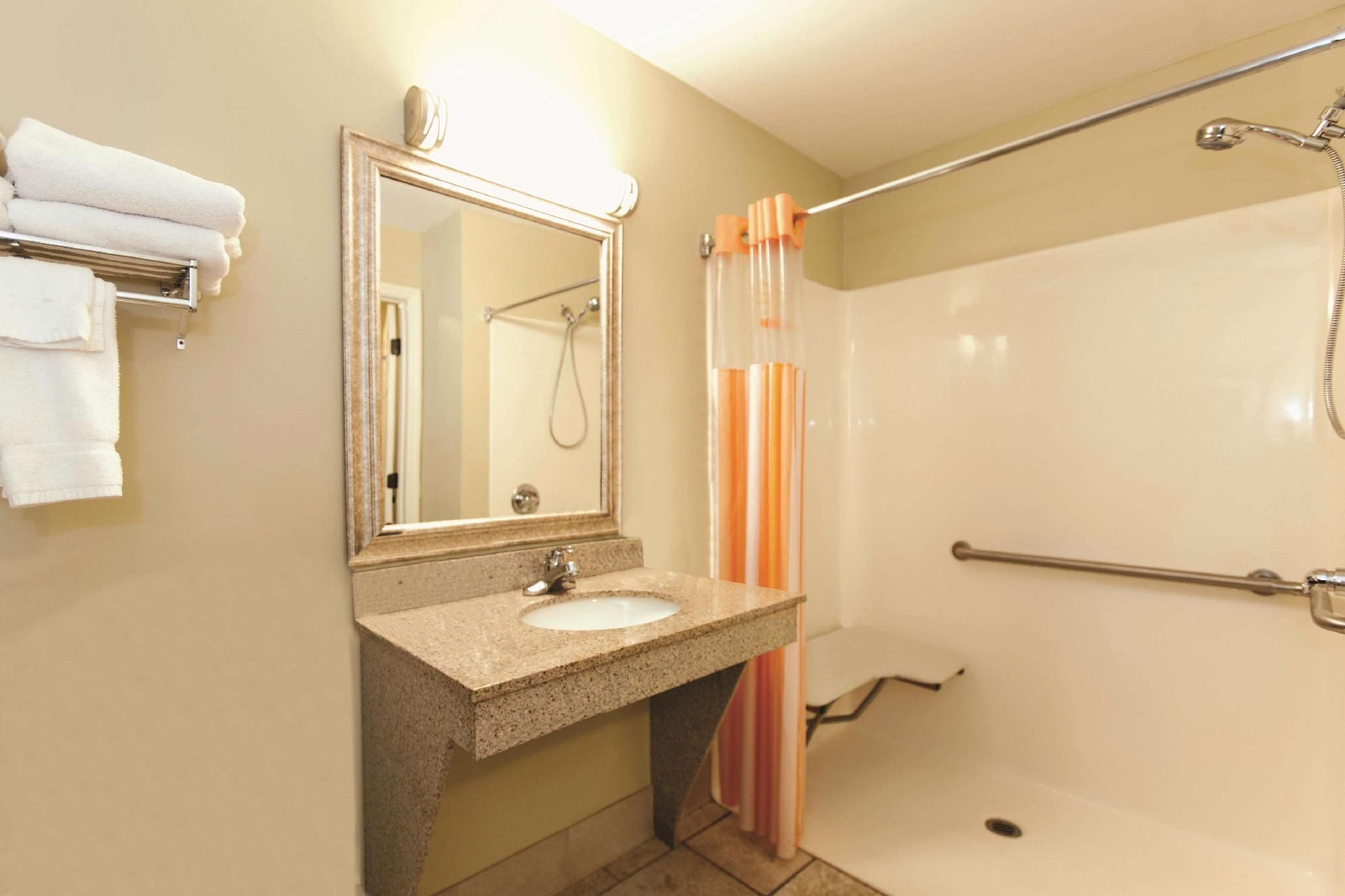 1 King Bed, Deluxe Mobility/Hearing Accessible Room, Tub w/Grab Bars,Non-Smoking