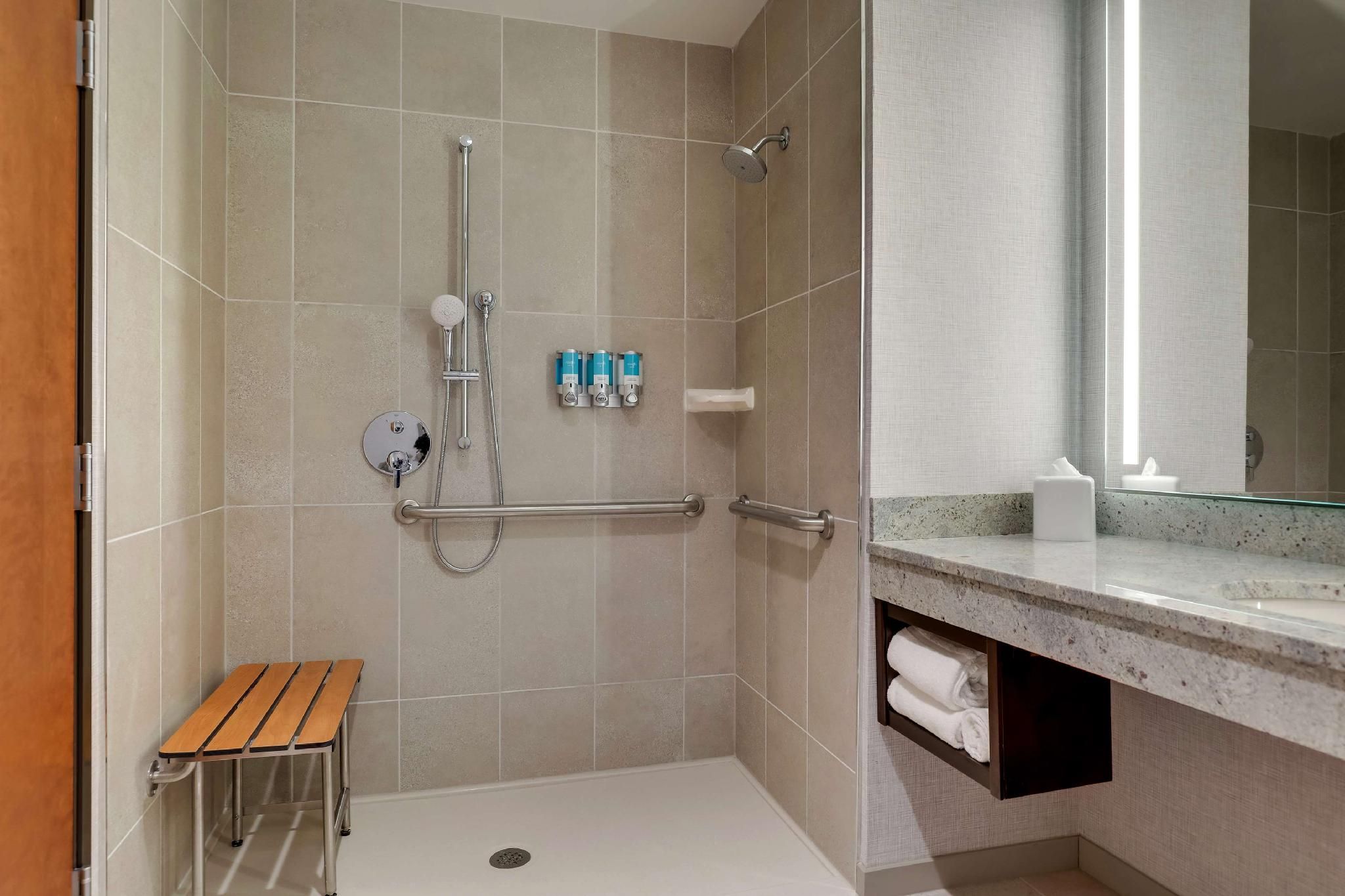 Deluxe King Room - Hearing Accessible, Roll-in Shower