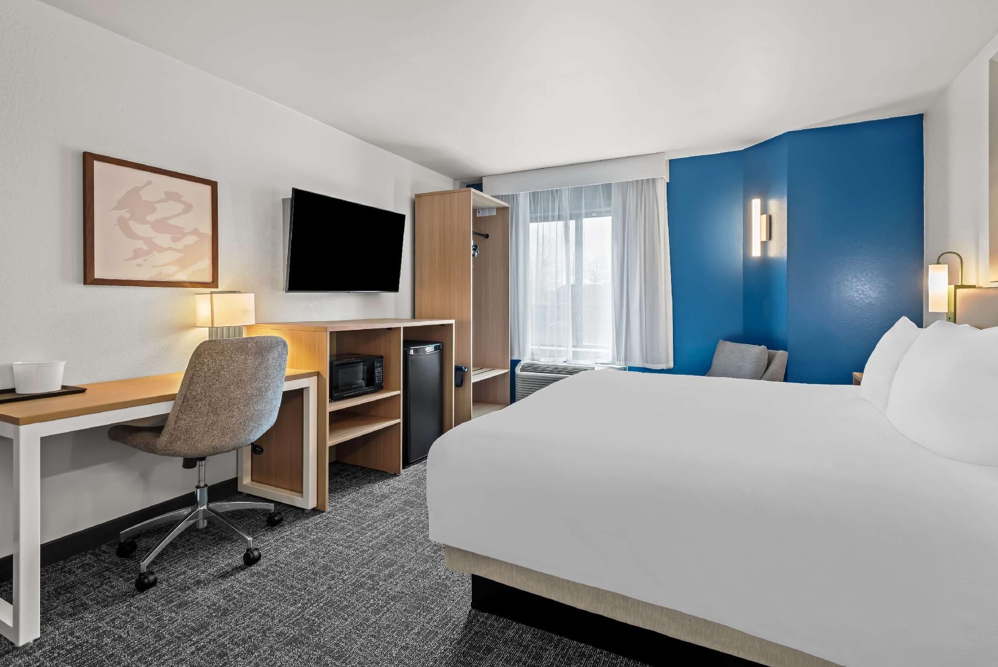 1 King Bed
