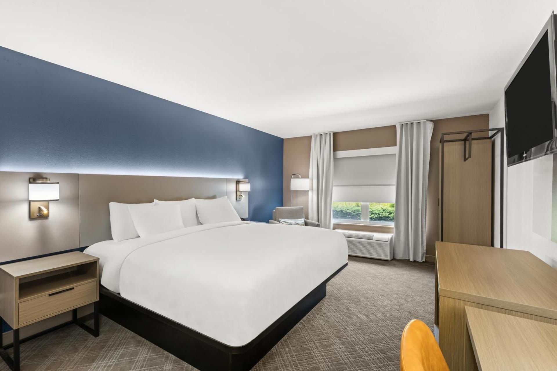 King Bed Rollinshwr Non-Smoking