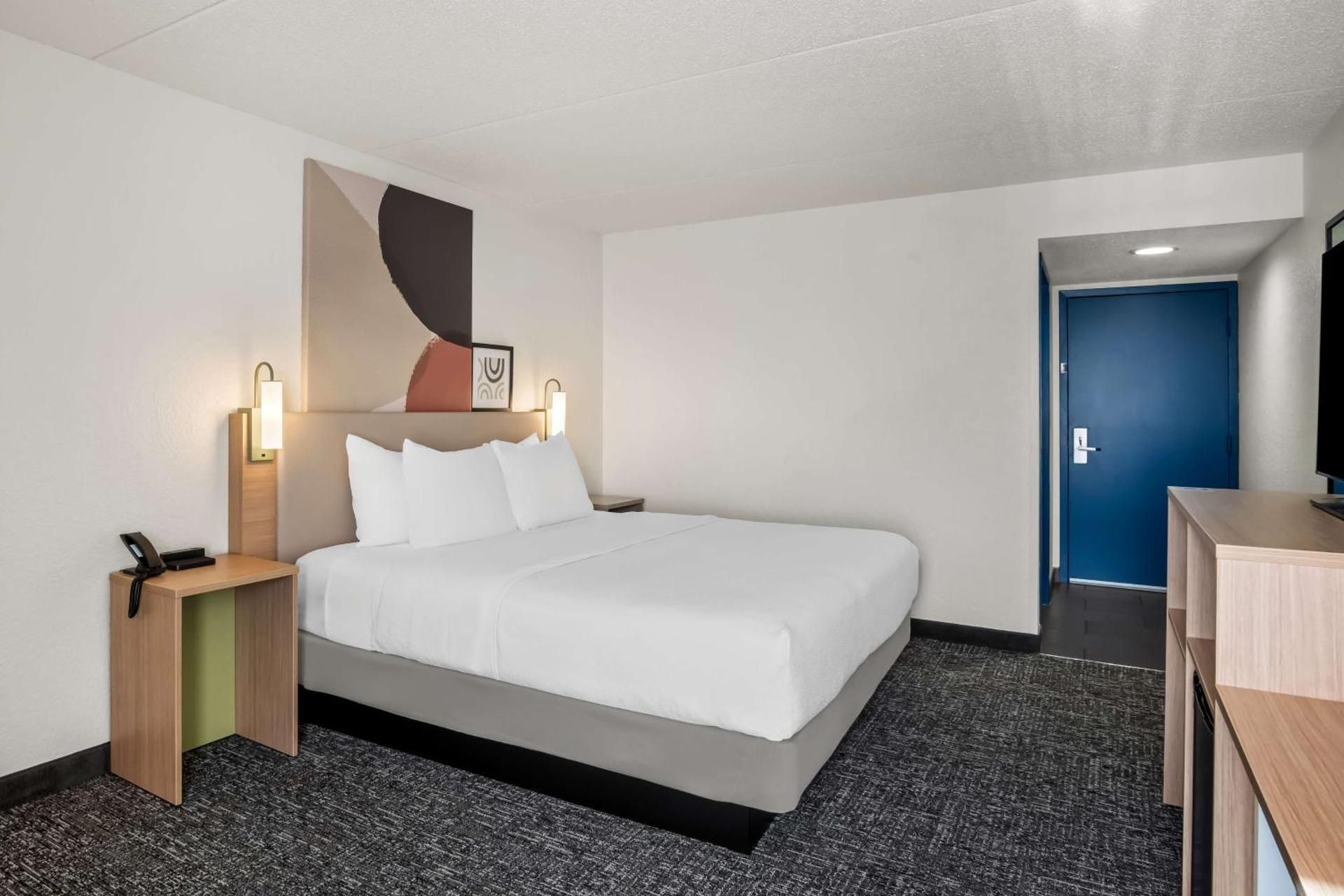 1 King Bed