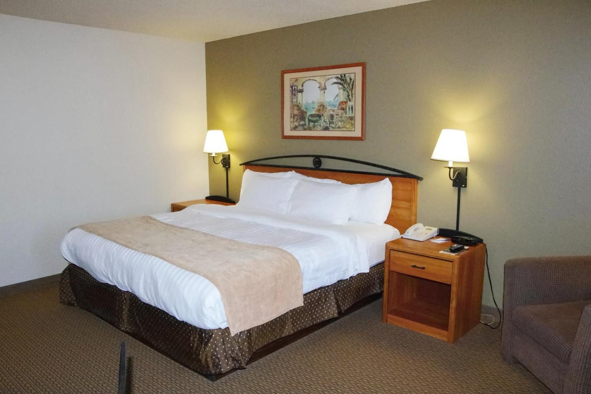 Red Lion Inn & Suites Grimes King Bed Room