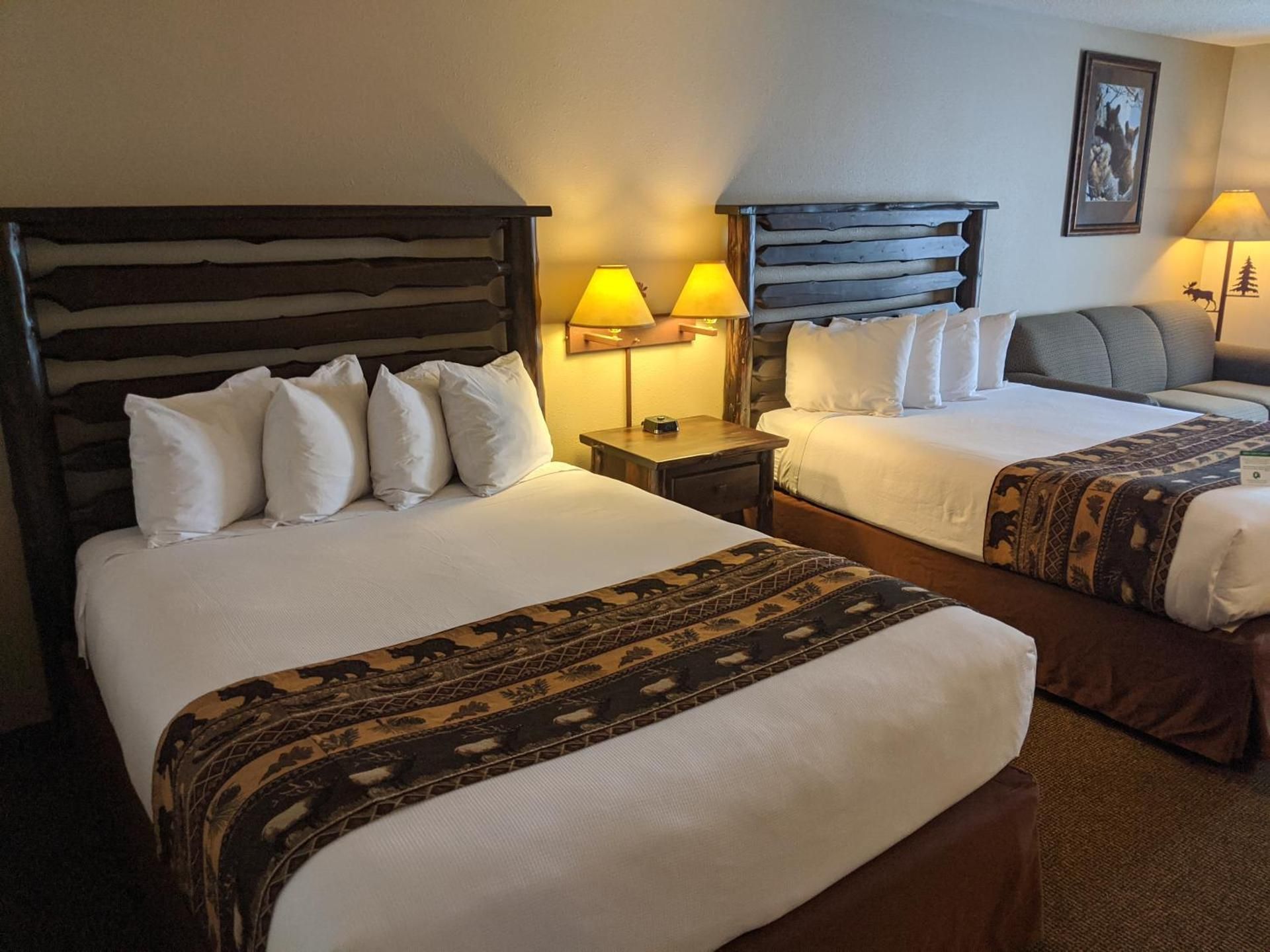Queen Room with Two Queen Beds and Sofa Bed