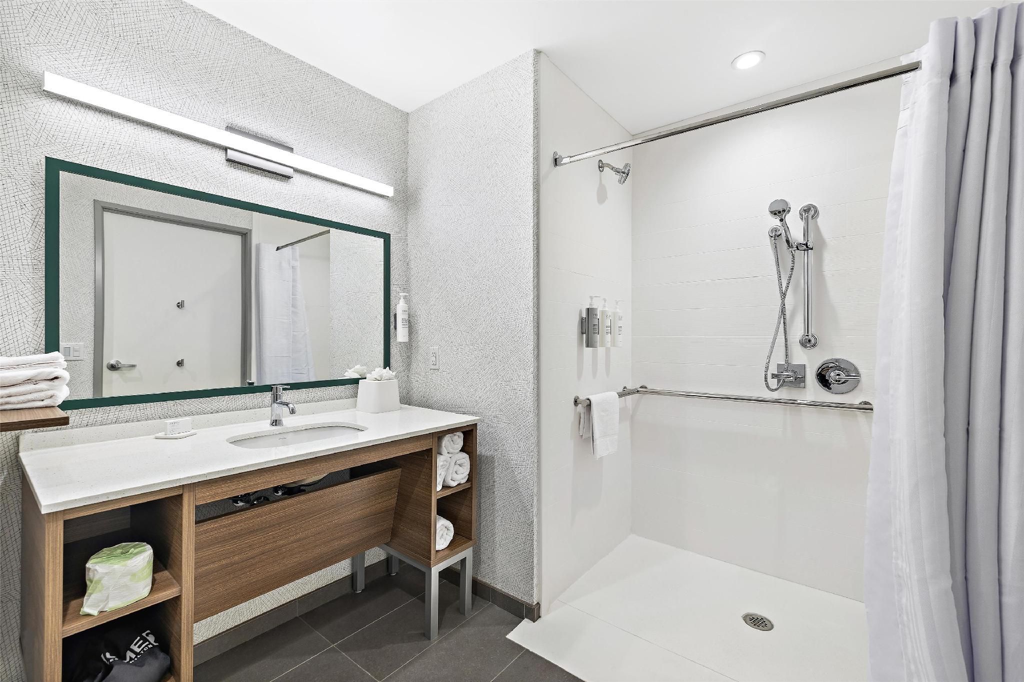 1 King Accessible Roll in Shower Studio Suite