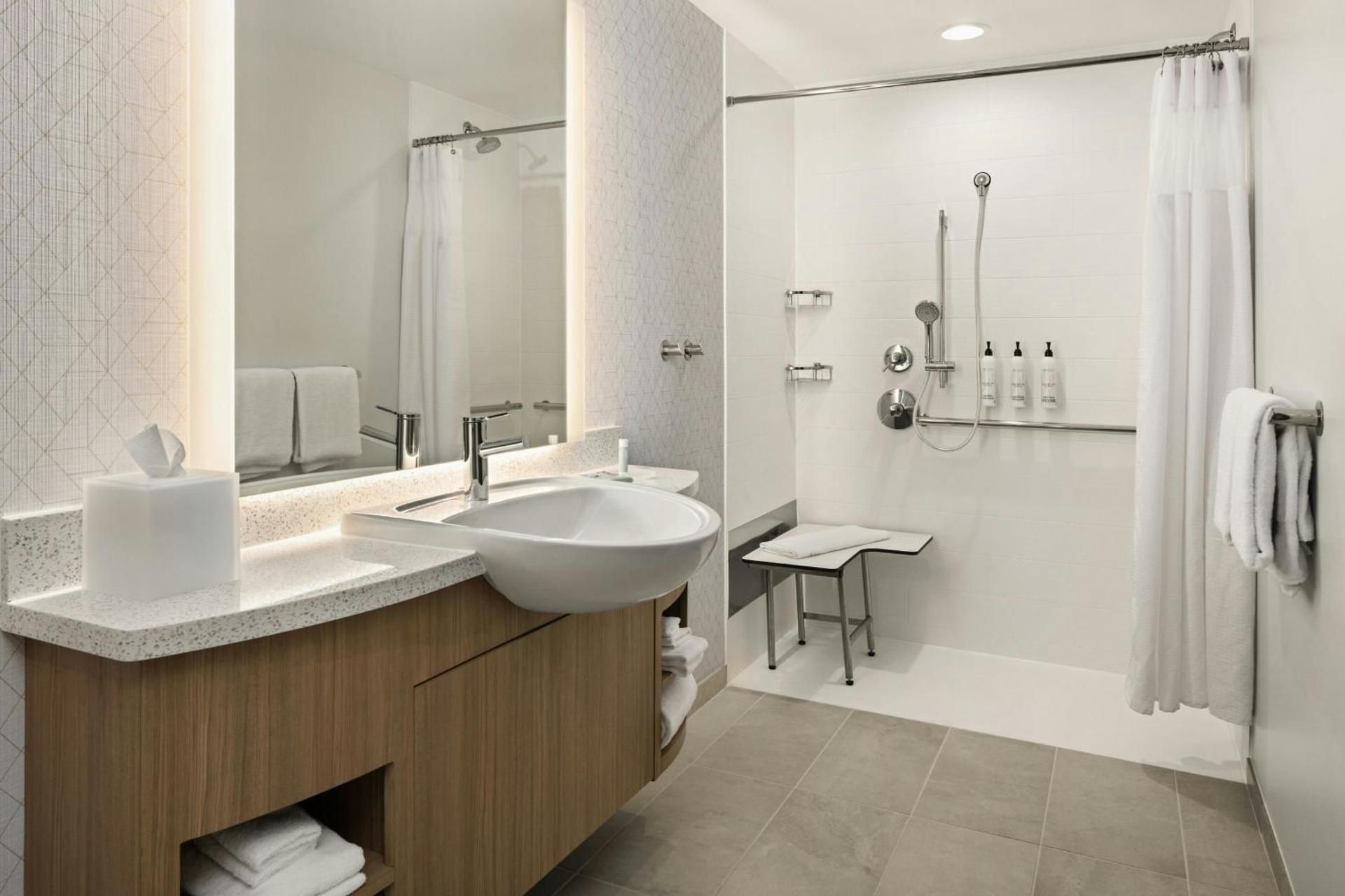 SpringHill Suites by Marriott Bettendorf Studio Suite with Two Queen Beds and Sofa Bed - Hearing Accessible 3