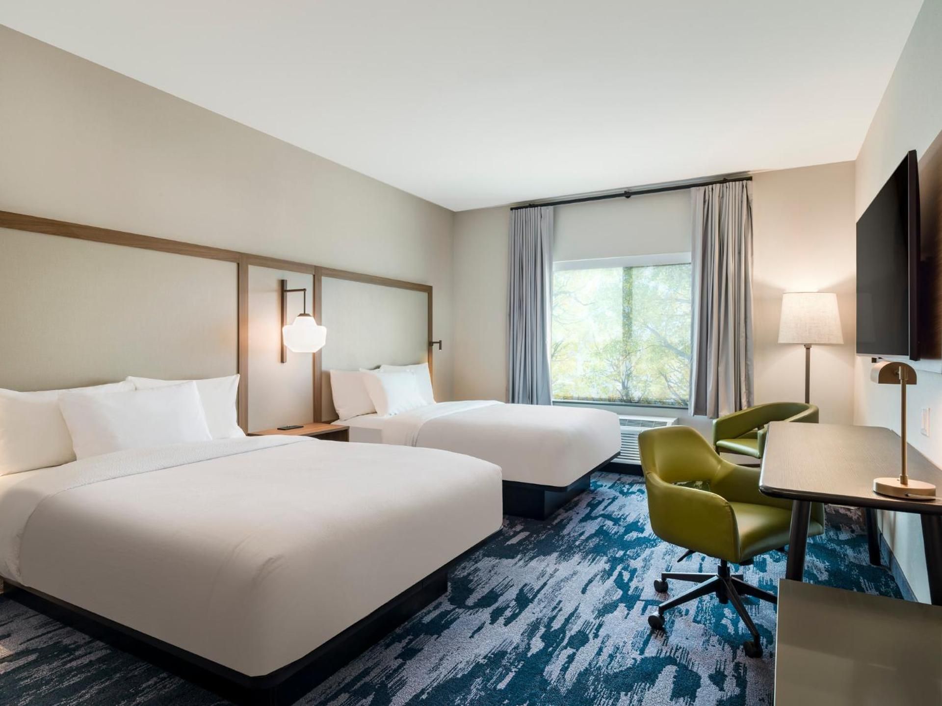 Standard Queen Room with Two Queen Beds and Limited View