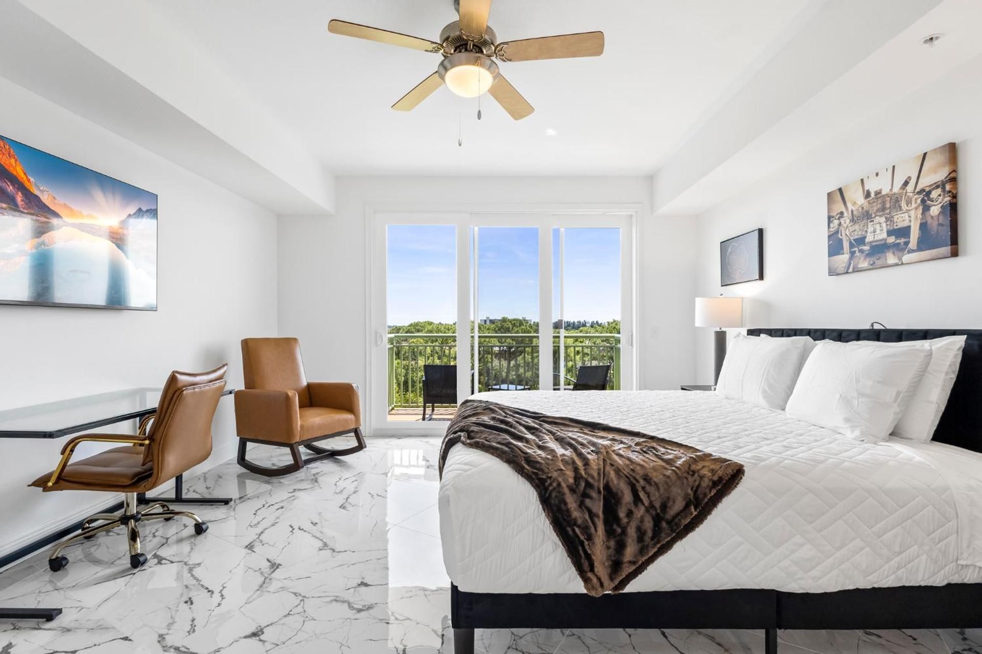 Three-Bedroom Premium Apartment with Balcony