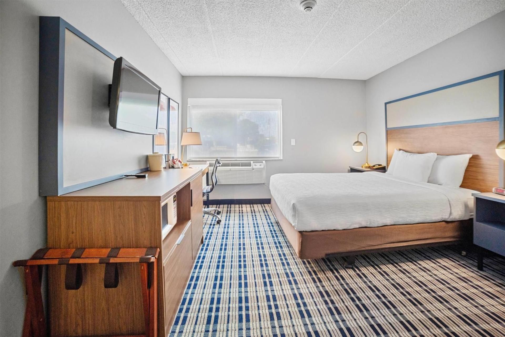 1 Queen Bed, Mobility Accessible Room, Roll-In Shower, Non-Smoking