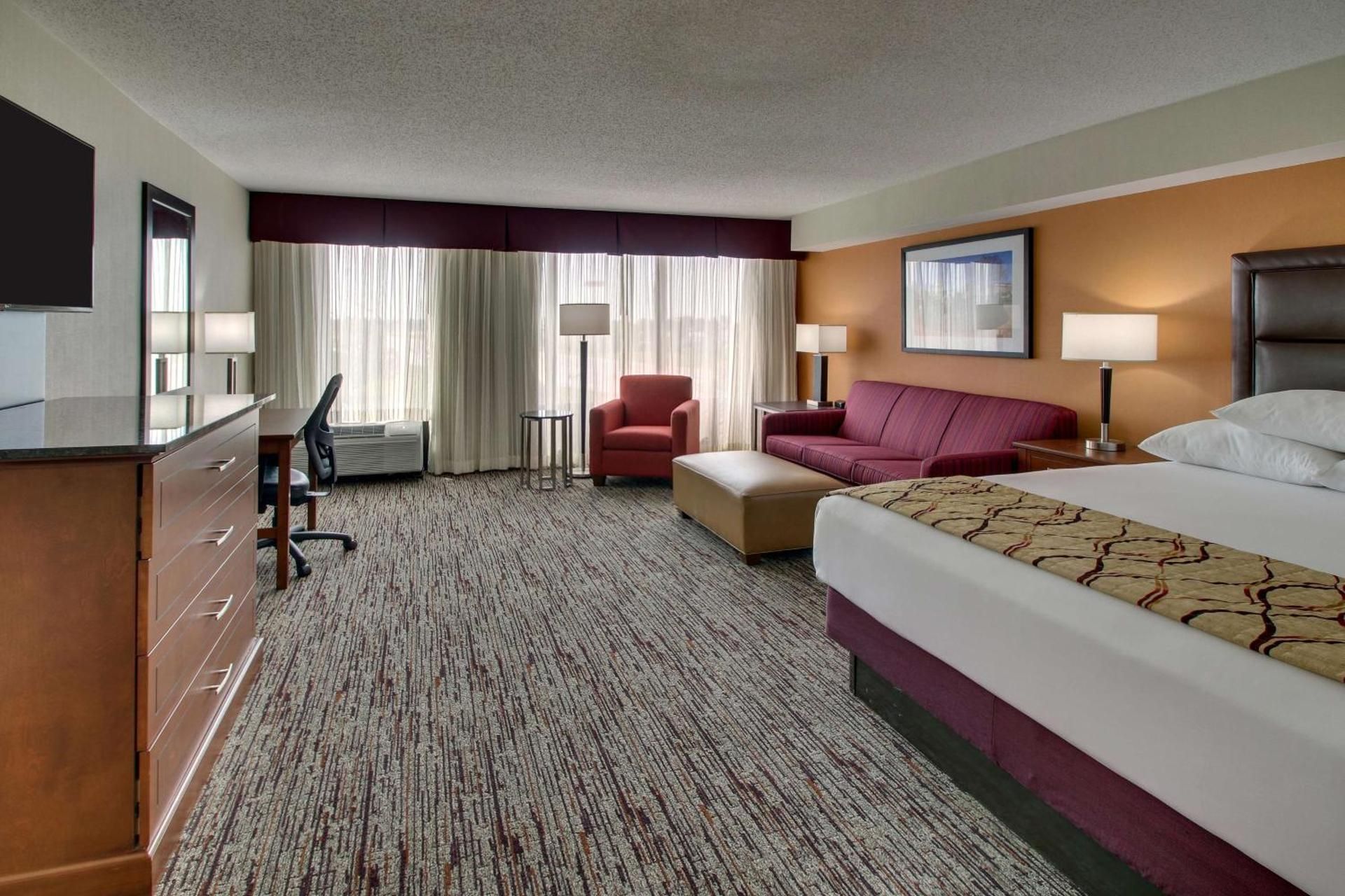 1 King Bed with Sofa Sleeper