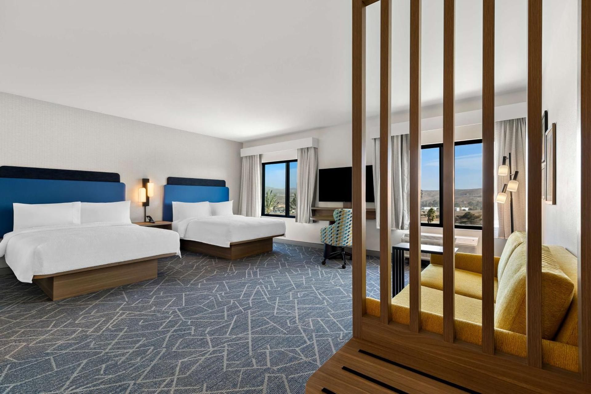 Queen Studio Suite with Two Queen Beds