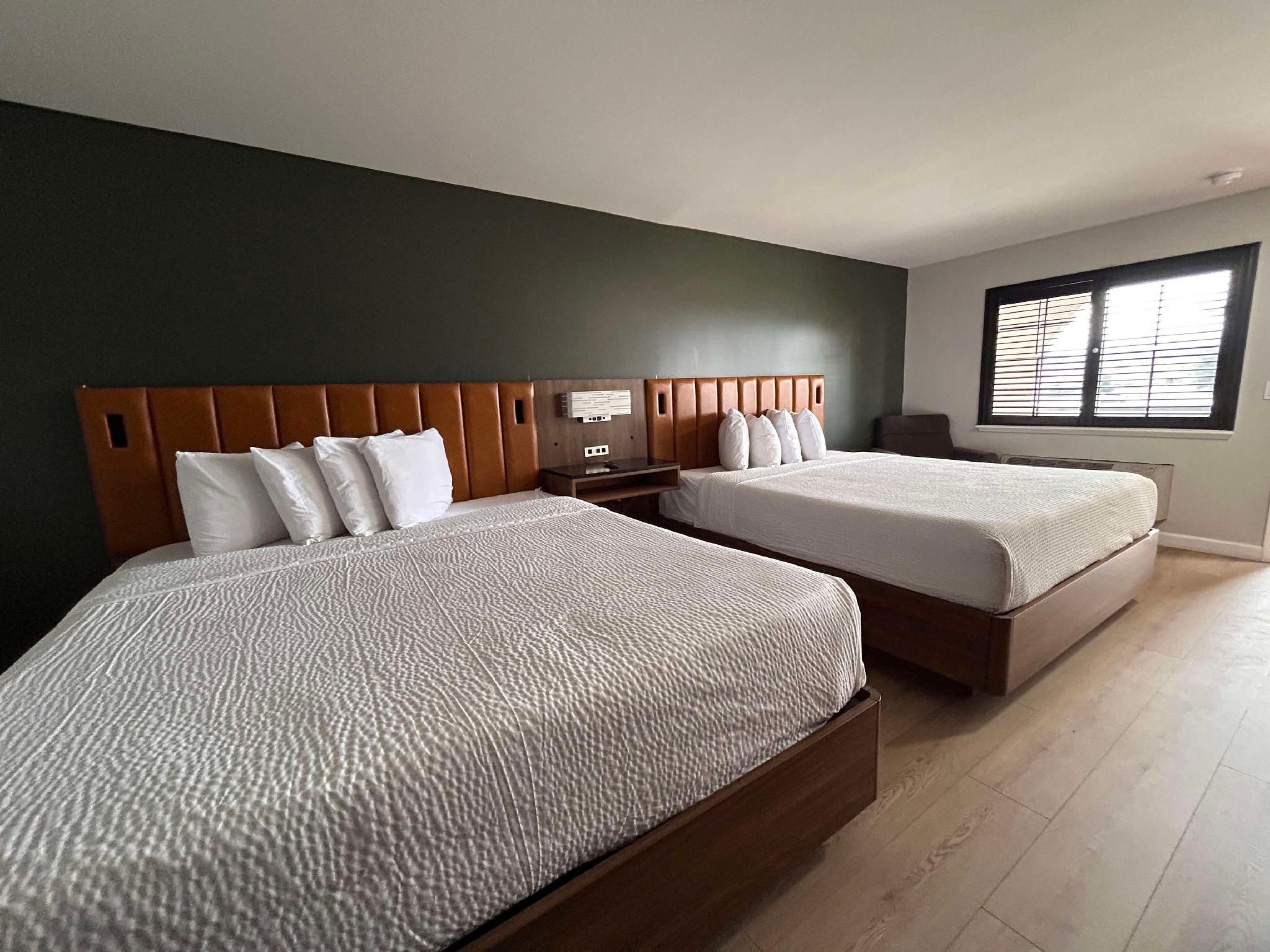 2 King Beds, Nonsmoking, Shower Only