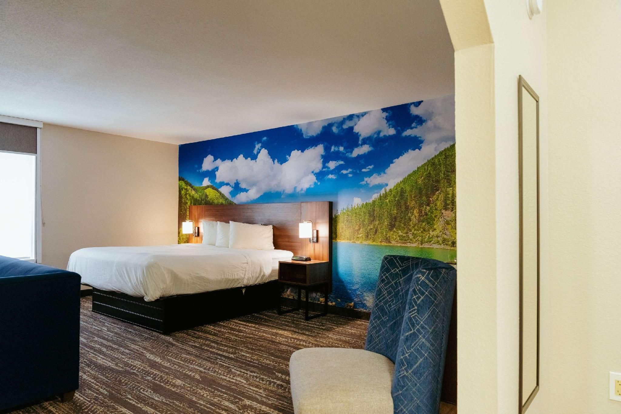 Clarion Pointe-Dillard near Blue Ridge Mountains 1 King Bed, Nonsmoking, Mobility & Hearing Accessible