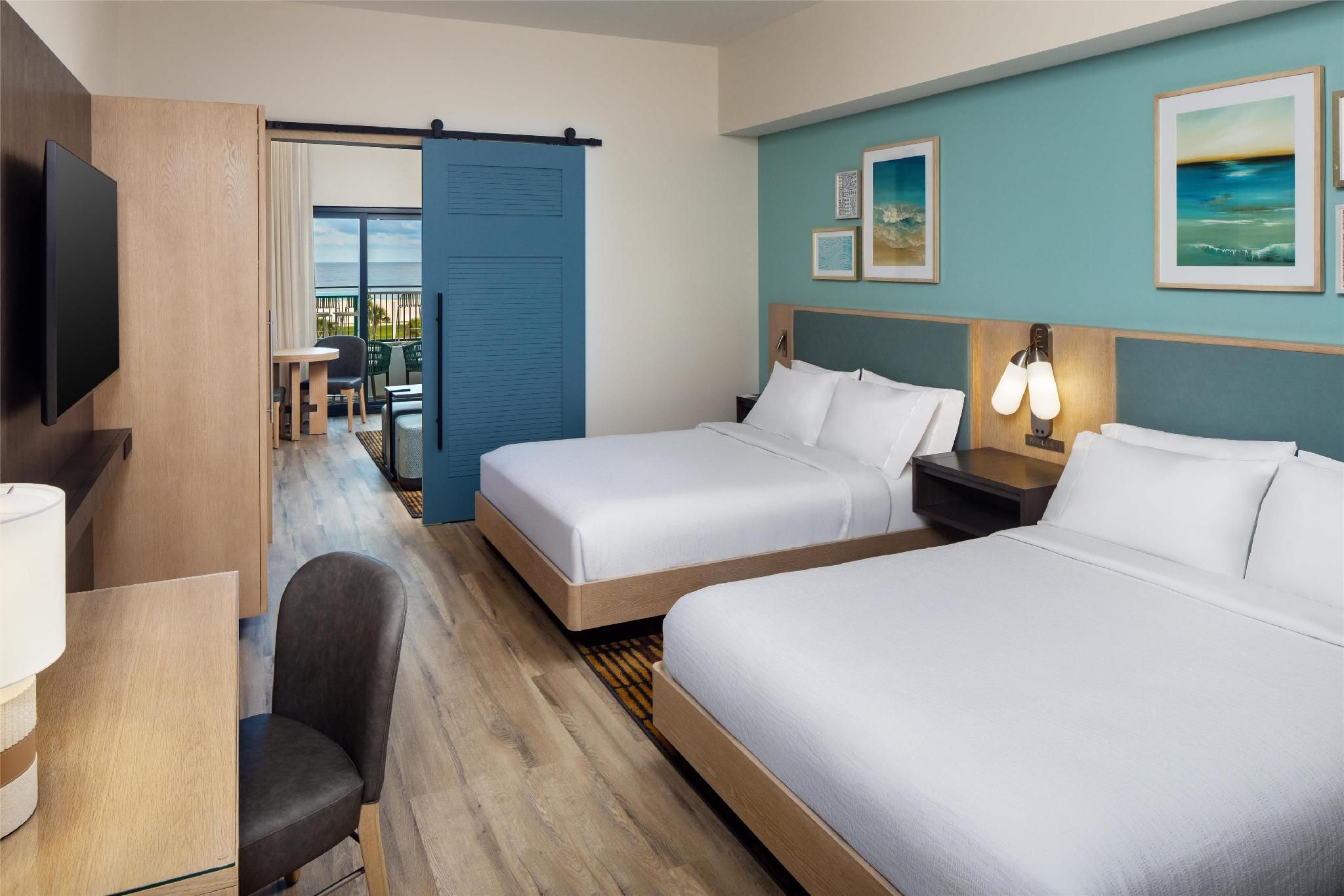 2 Queen Sound Wave Suite- Patio Gulf View