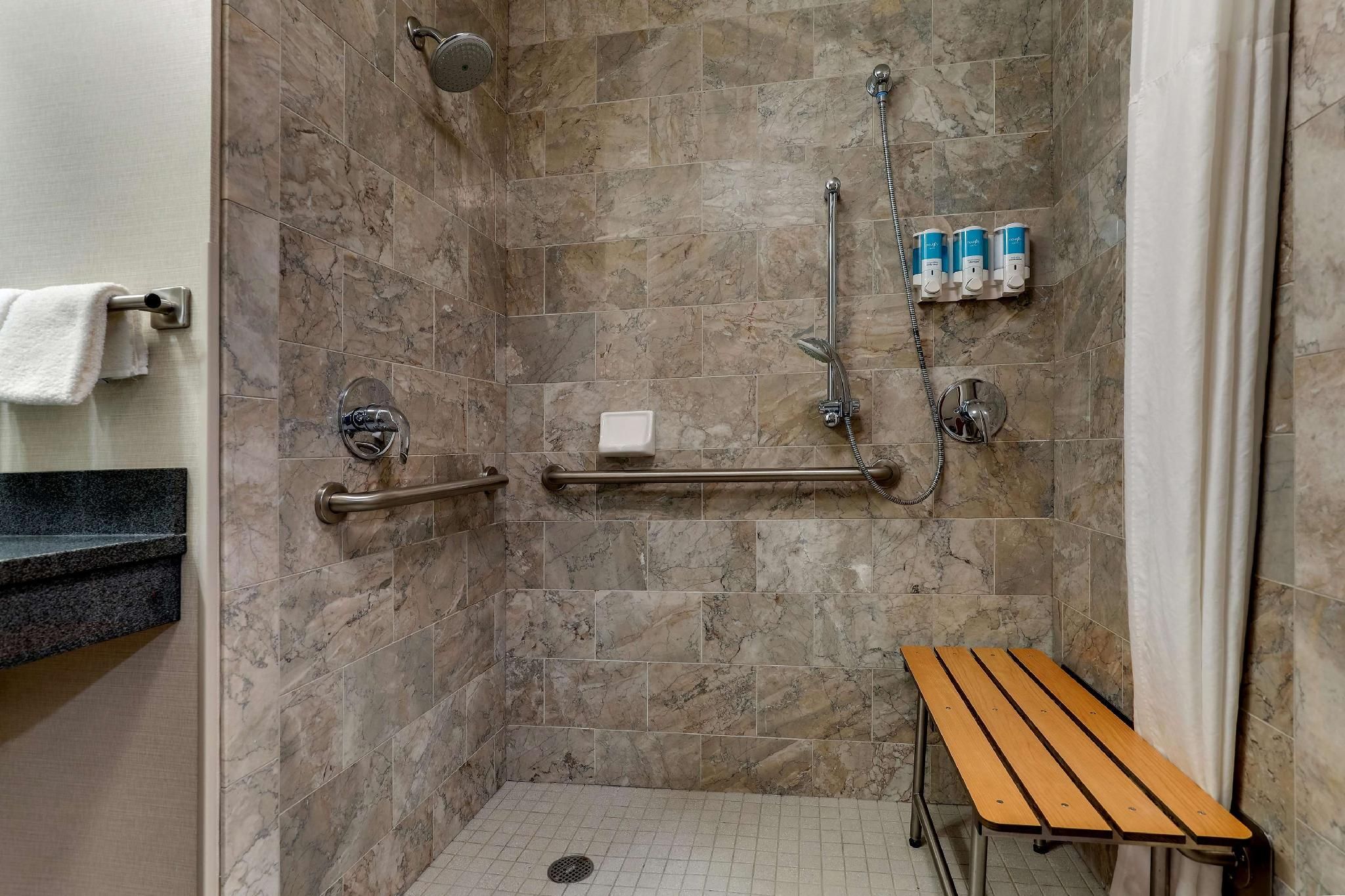 2 Queen Bed Suite, 2 Rooms with Sofa Sleeper, Accessible with Roll-in Shower
