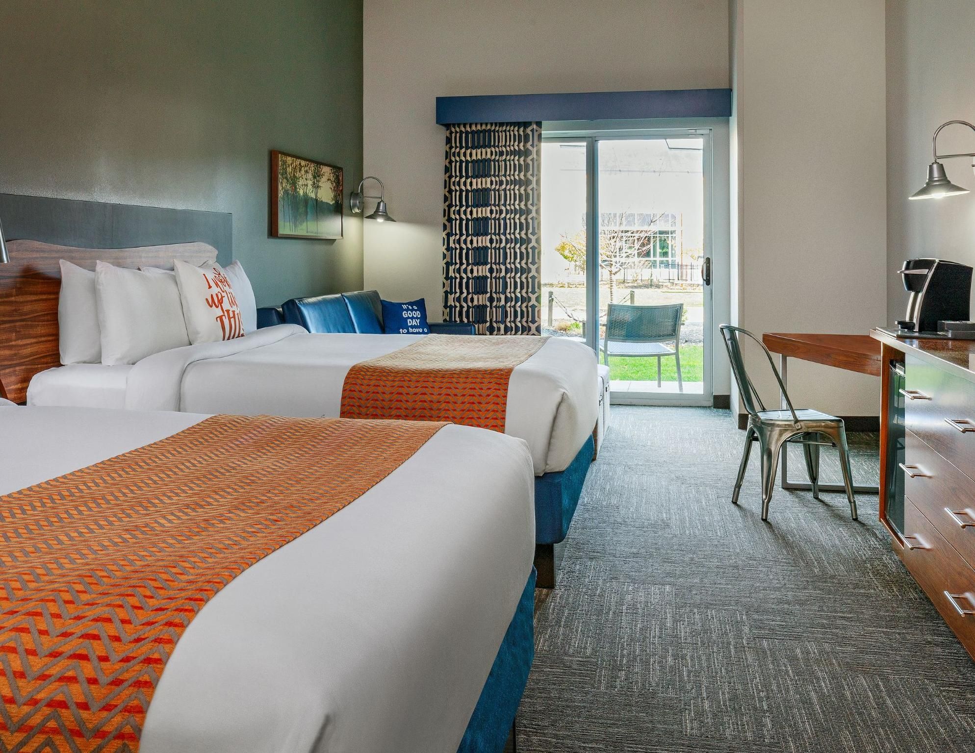Junior Double Queen Suite with Patio