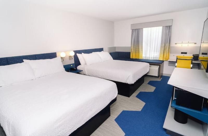 Queen Room with Two Queen Beds, Mobility Access and Roll-In shower, Non-Smoking