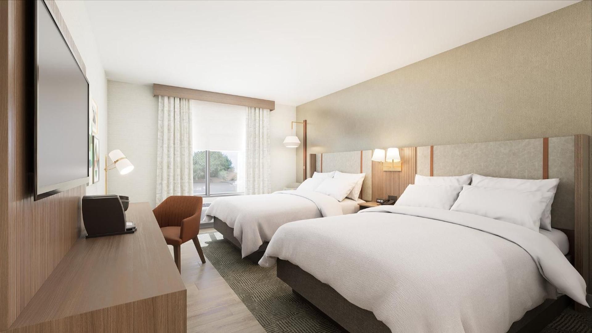 Queen Room with Two Queen Beds - Hearing Accessible/Non-Smoking