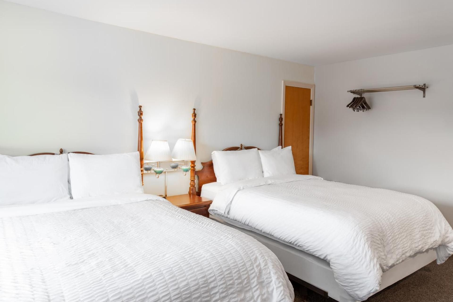 Two Queens with Partial Lake View