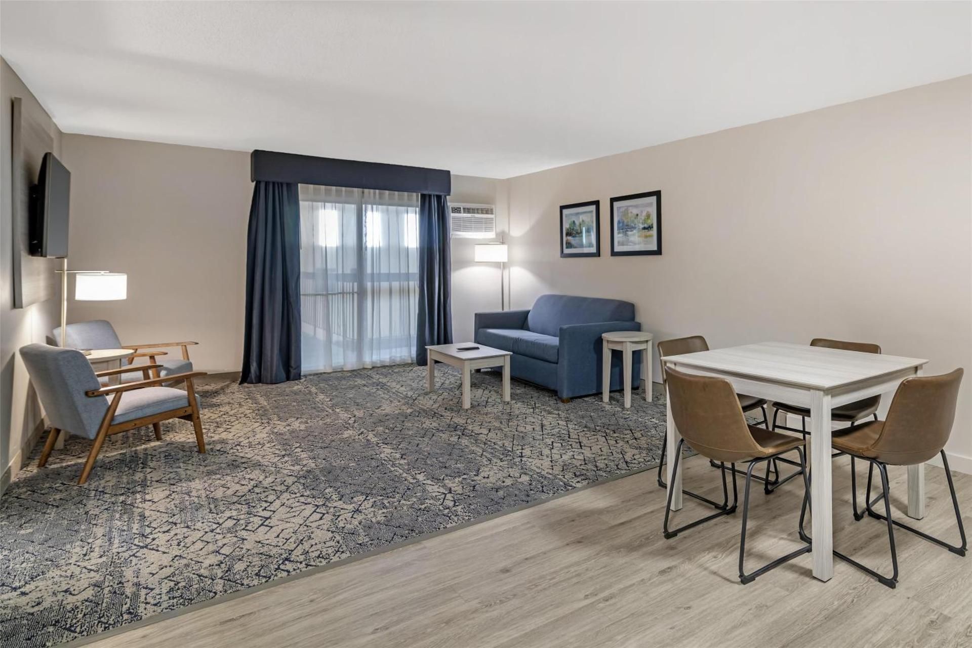 King Suite with Roll - In Shower - Disability Access
