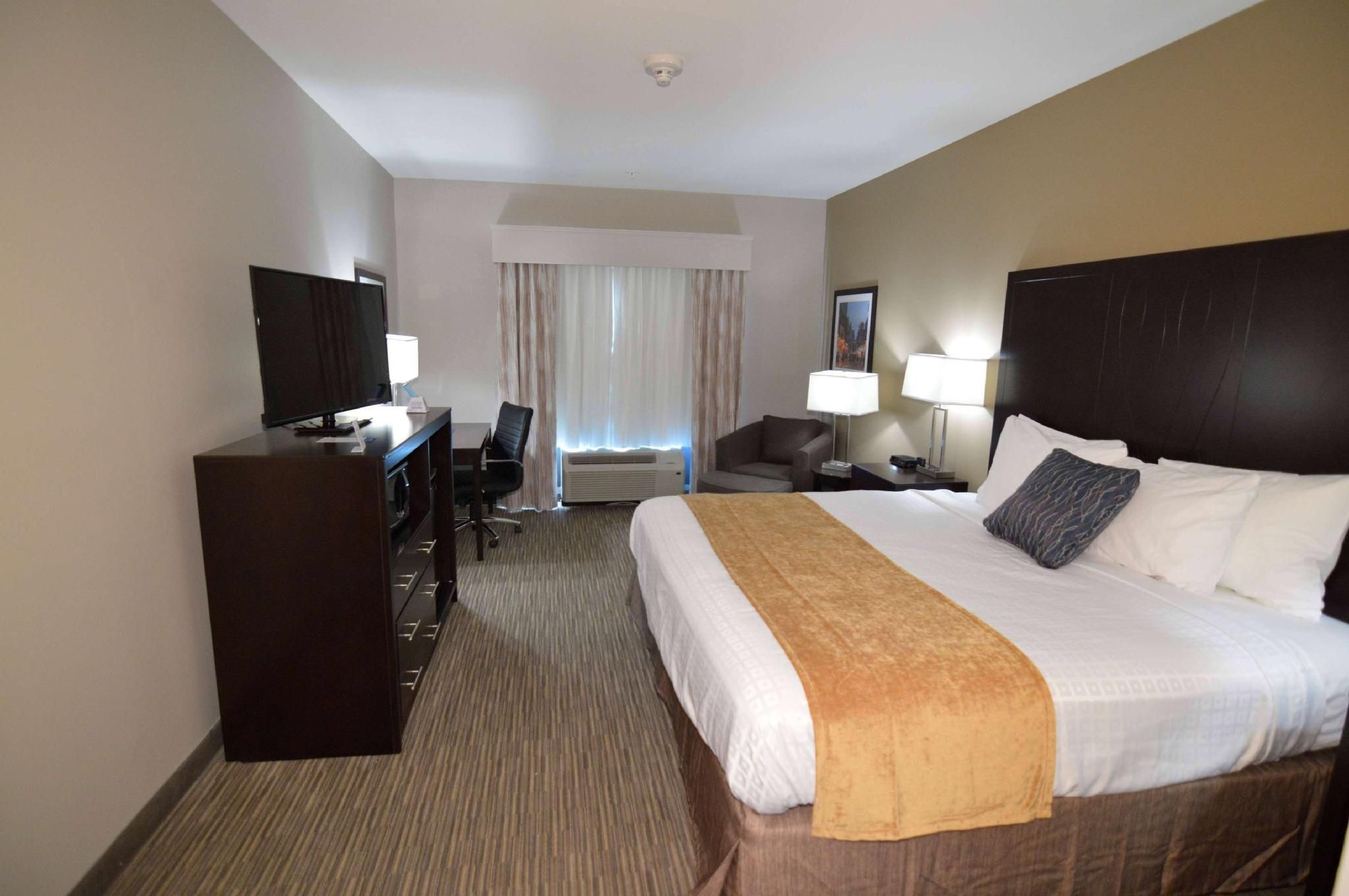 Wyndham Garden New Roads / False River 1 King Bed, Mobility/Hearing Accessible Room, Roll-In Shower, Non-Smoking