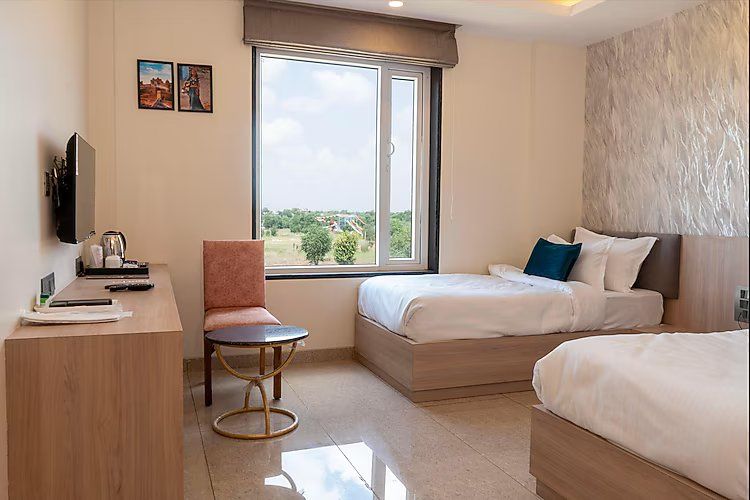 Hotel Surbhi Grant by Gazebo Luxury Stay near Khatu Shyam Temple Deluxe Twin Room 3
