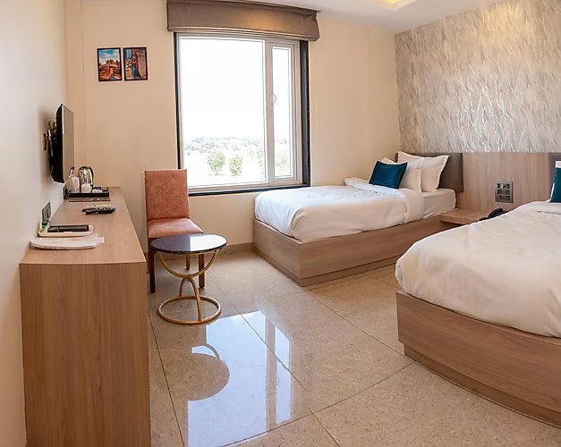 Hotel Surbhi Grant by Gazebo Luxury Stay near Khatu Shyam Temple Deluxe Twin Room 2