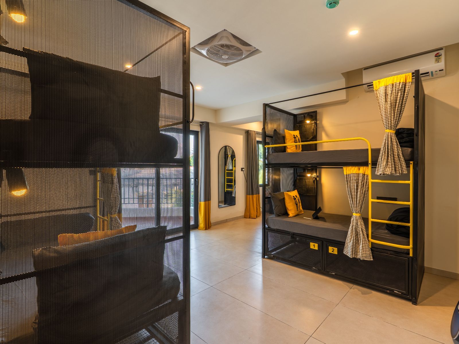 Bed in 6 Bed Female Dormitory with Balcony and City View