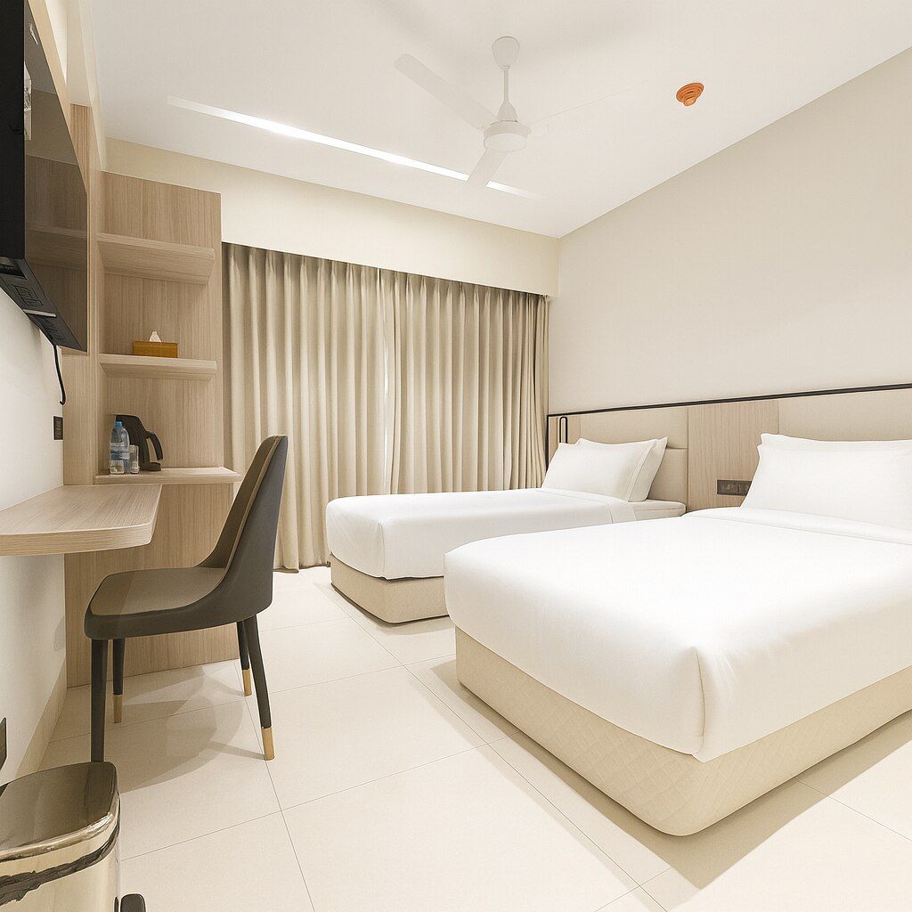 Aarambh by The Sky Imperial Indore Imperial Twin Bedroom 3