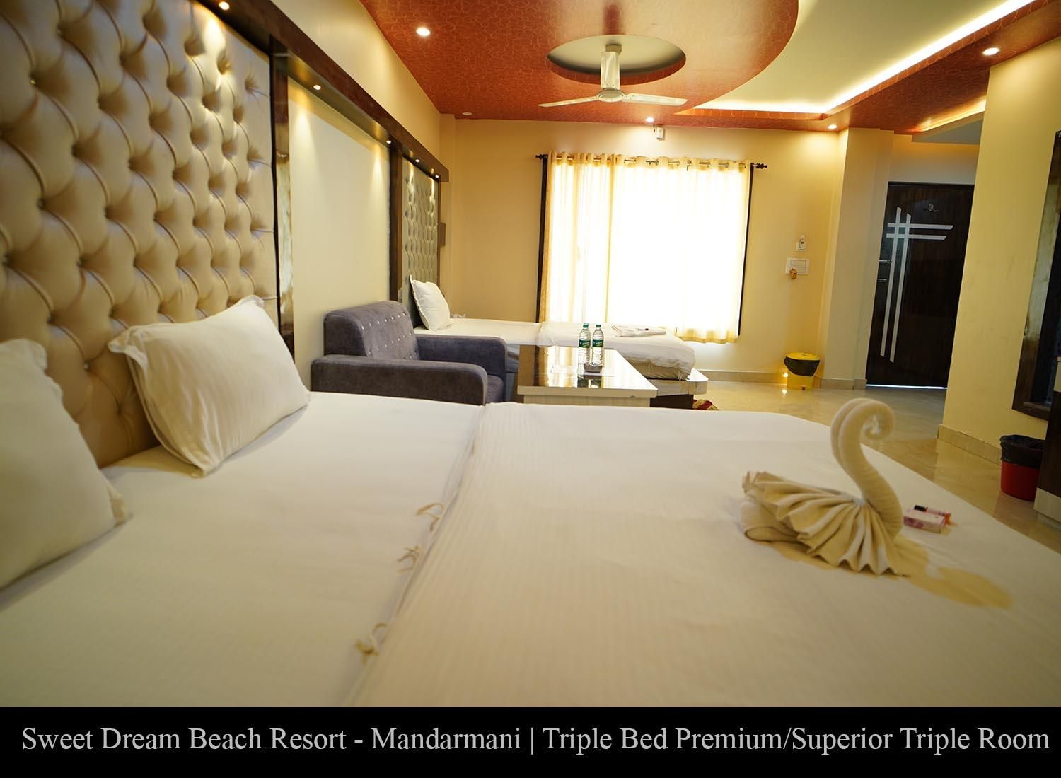 Triple Bed Room With Air Conditioning
