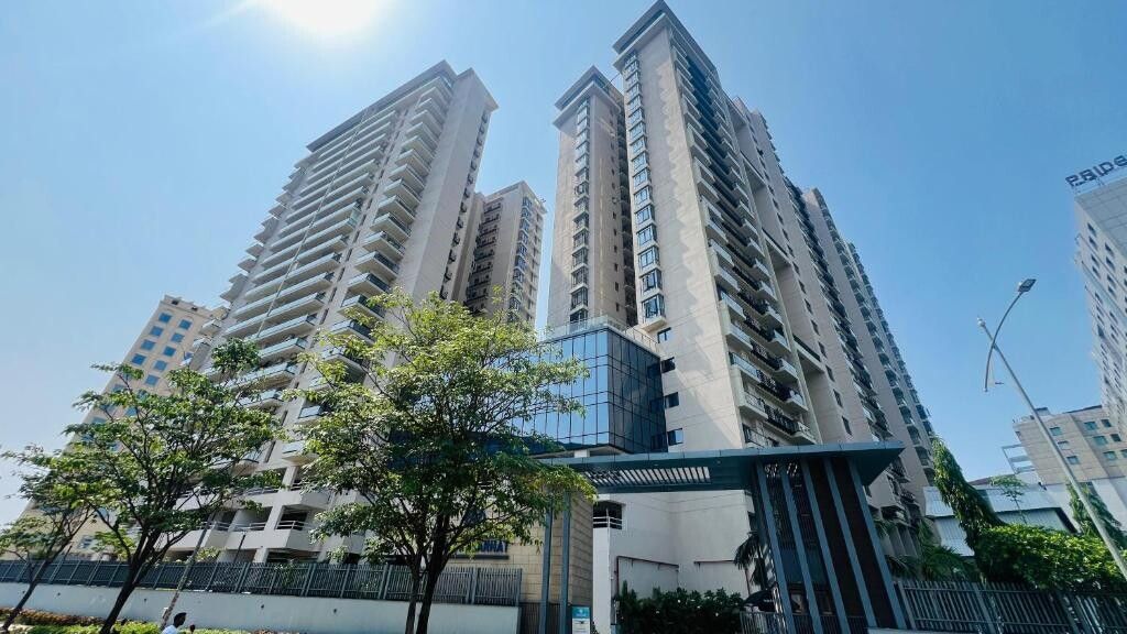 BluO Stylish 2BHK New Town Rajarhat - Skyline View Condo