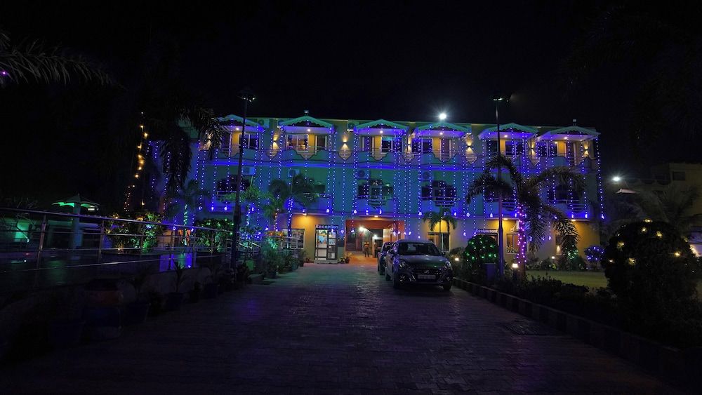 Outdoor wedding area