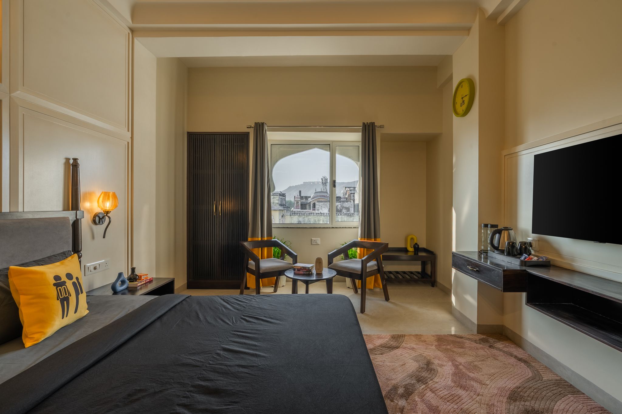 The Hosteller Bam Jaipur, Hawa Mahal Superior Double Room 7