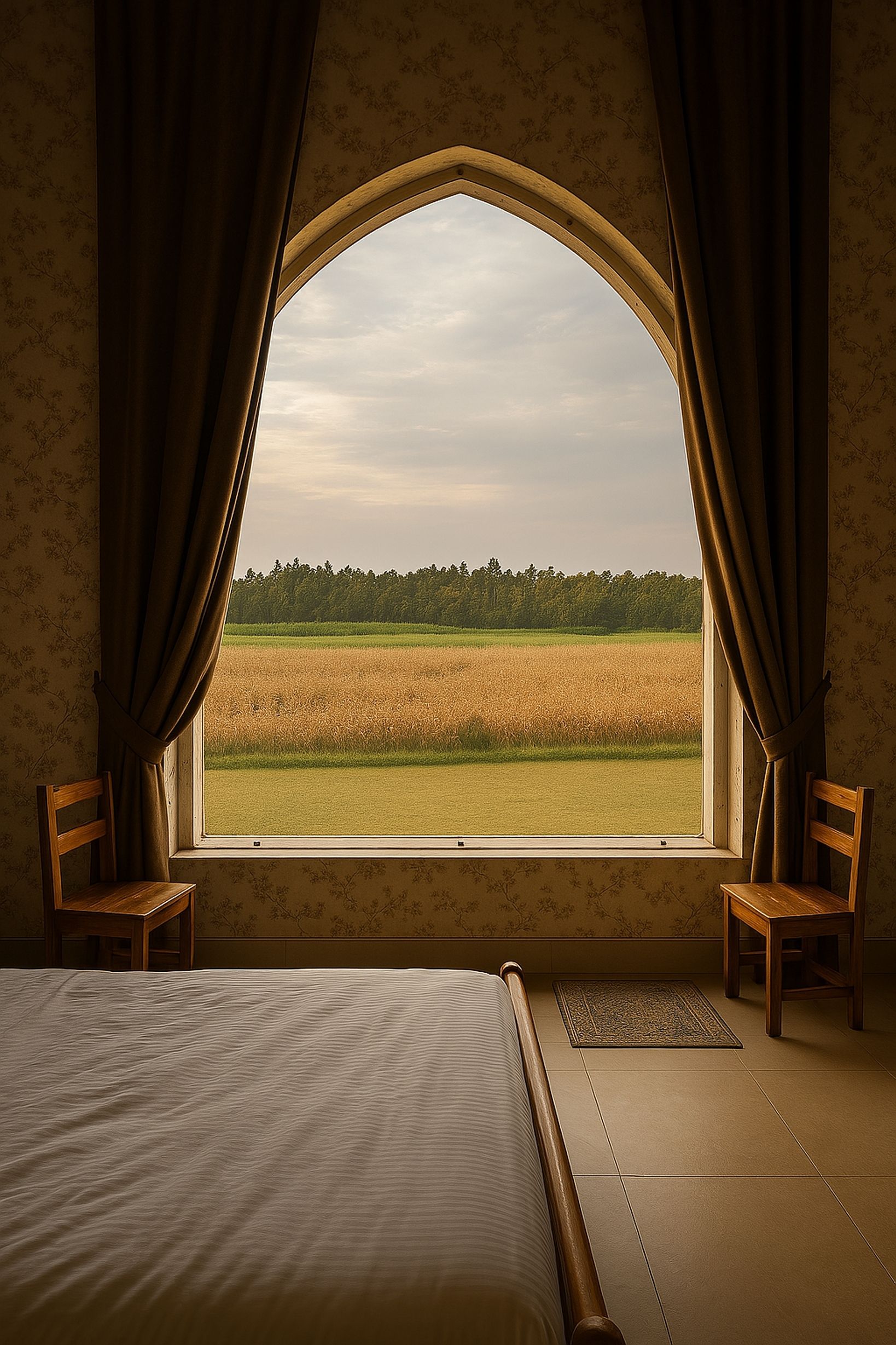 QILA HOTEL Double Room with Garden View 3