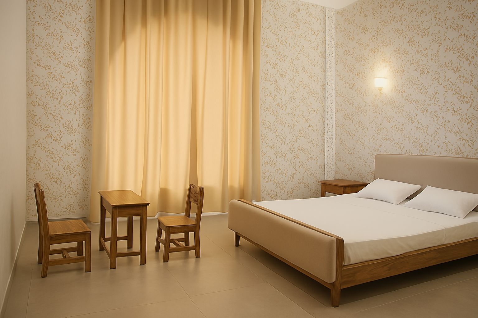 QILA HOTEL Double Room with Garden View 2