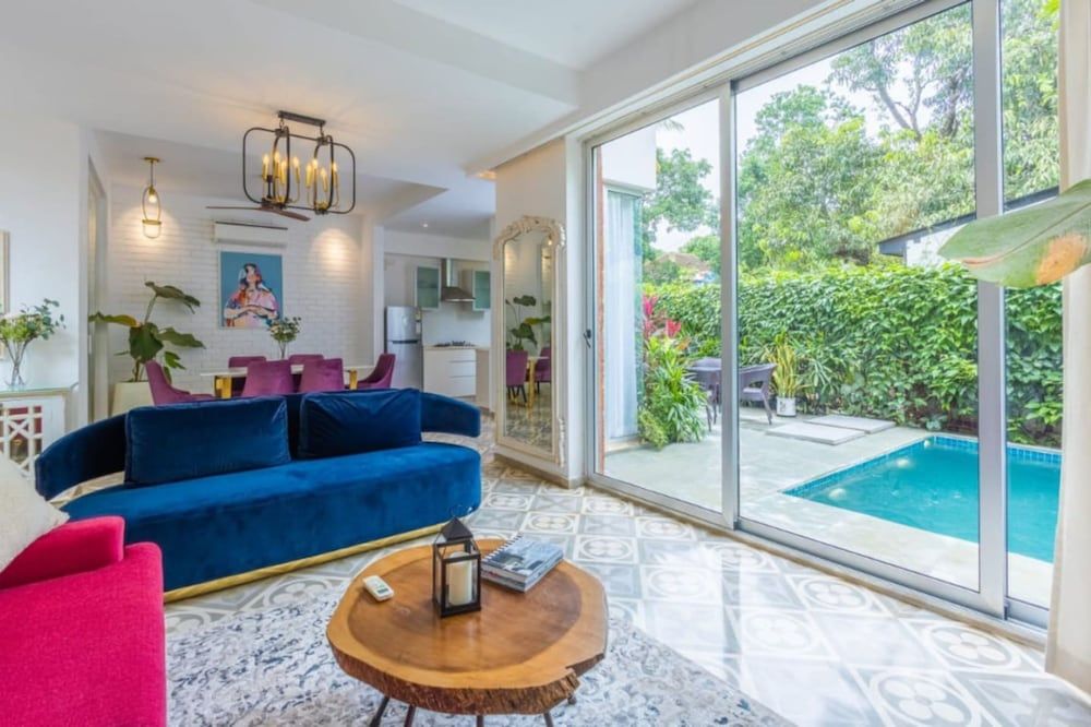 2bhk w Pvt Pool 10 Mins From Beach Villa Venus