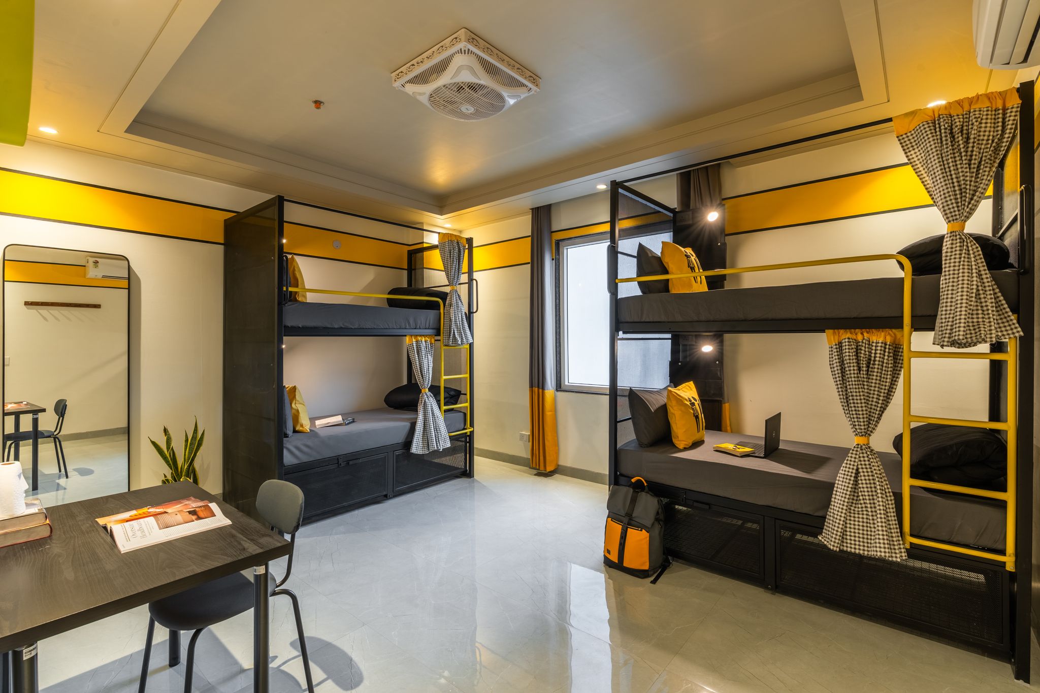 Bed in 4 Bed Female Dormitory with City View