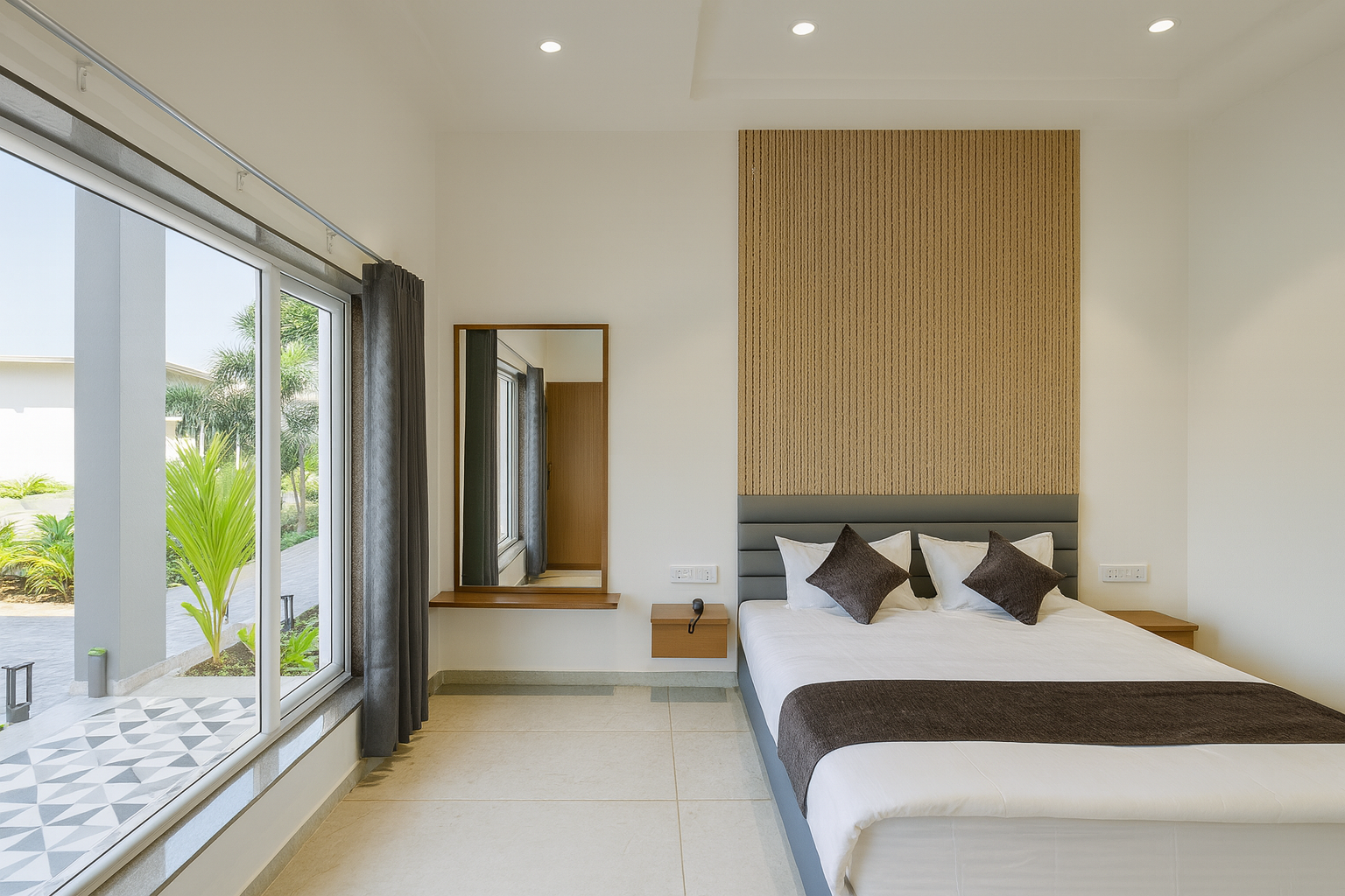 Lavender Hotels With Swimming Pool - Statue Of Unity Deluxe Room 19