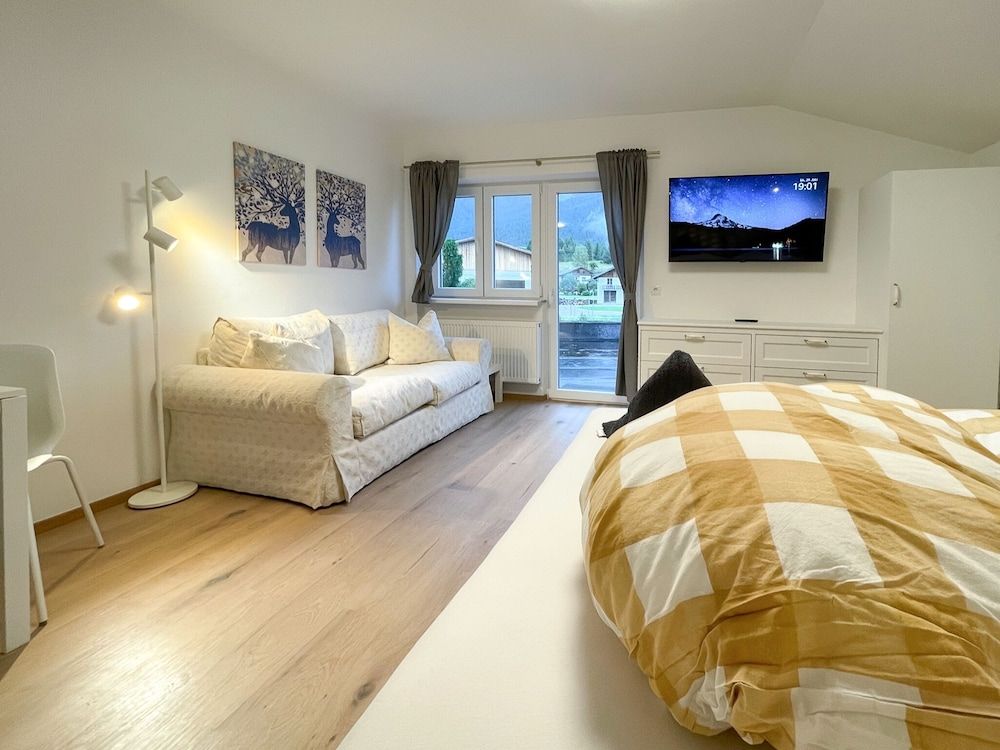 Basic Studio, 1 Queen Bed with Sofa bed, Balcony, Mountain View