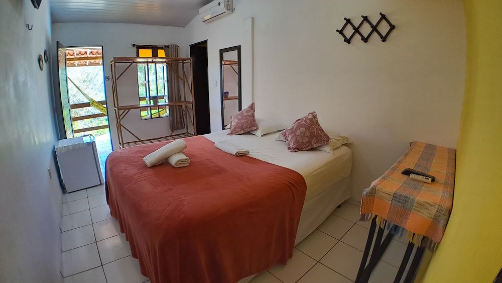 Suíte Queen-Size Casal 2o Andar Com Vista, Varanda e Rede