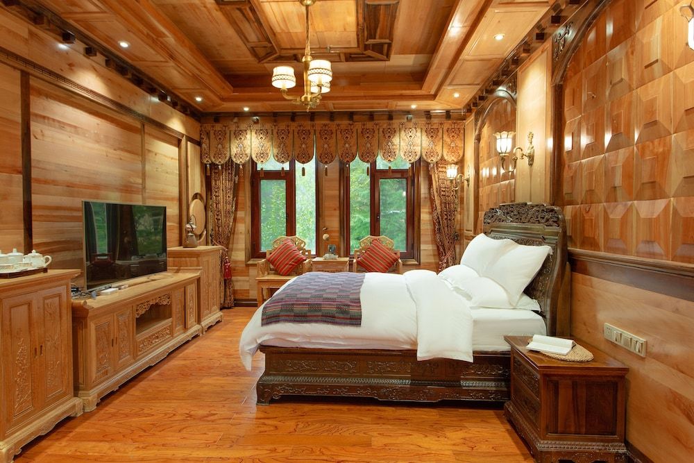 Shujia wengmacuozangshidujiazhuangyuan Basic Double Room