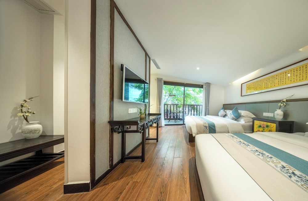 Qixin Xianting Hotel Family Suite, City View 2