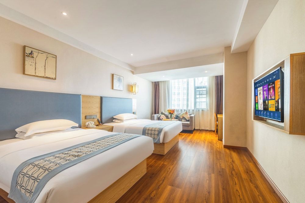 Fushang Chenzhou Five Ridge Plaza Twin Room